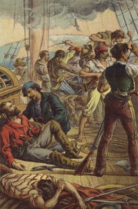 Garibaldi ferito a bordo dello Scano Pilla da English School